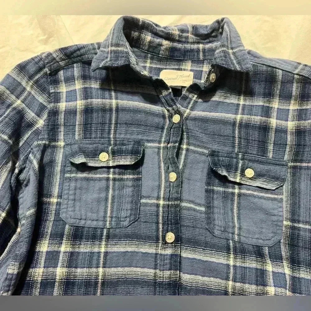 Universal Thread, XS blue paid shirt - Picture 5 of 5